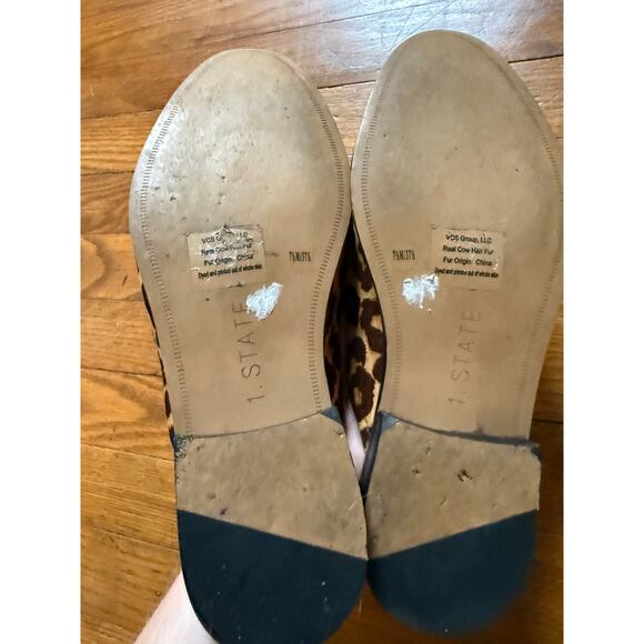 1.STATE Women's Leopard Print Flat Mule Slip-On Size 7.5 - Picture 4 of 13
